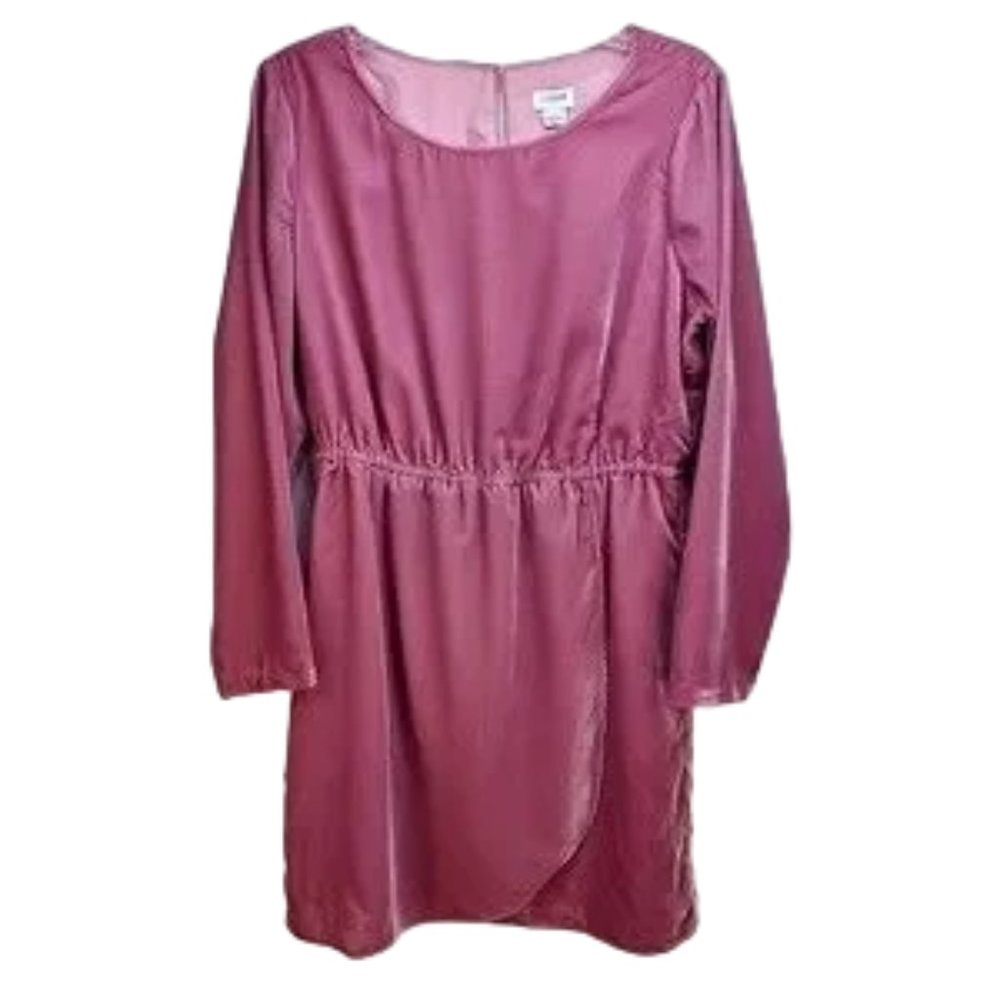 J.Crew Factory Soft Velvet Tulip-Hem Dress 10